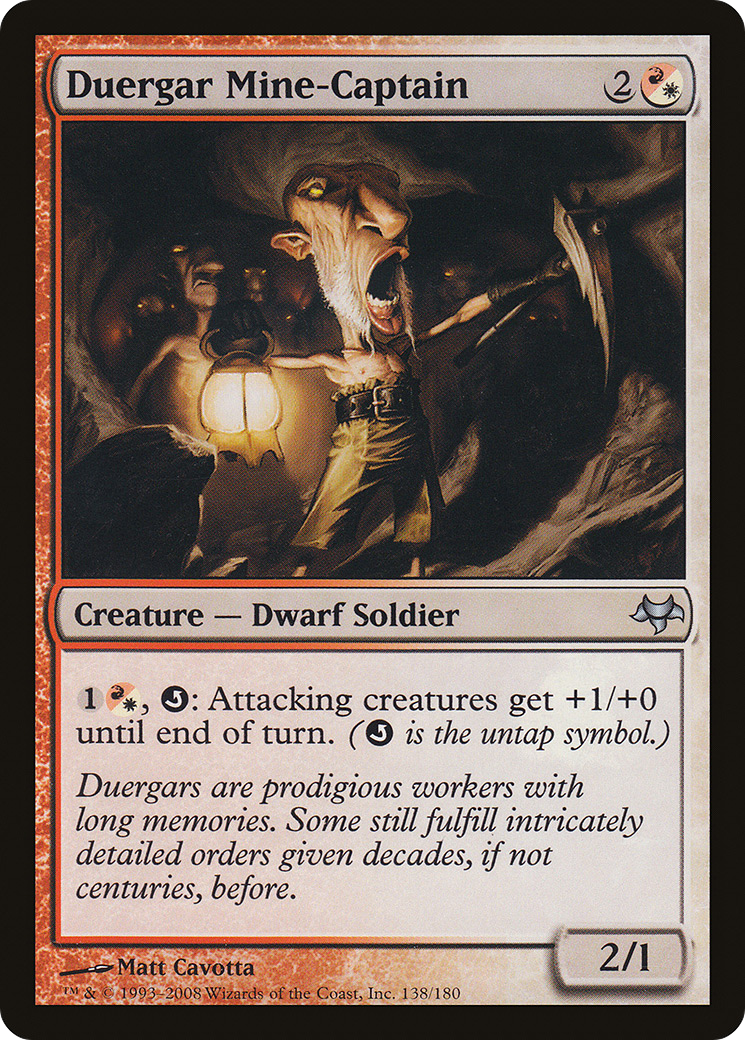 Image of Duergar Mine-Captain [Eventide]