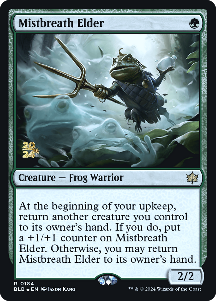 Image of Mistbreath Elder [Bloomburrow Prerelease Promos]