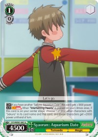 Image of Syaoran: Aquarium Date (CCS/WX01-041 U) [Cardcaptor Sakura: Clear Card]