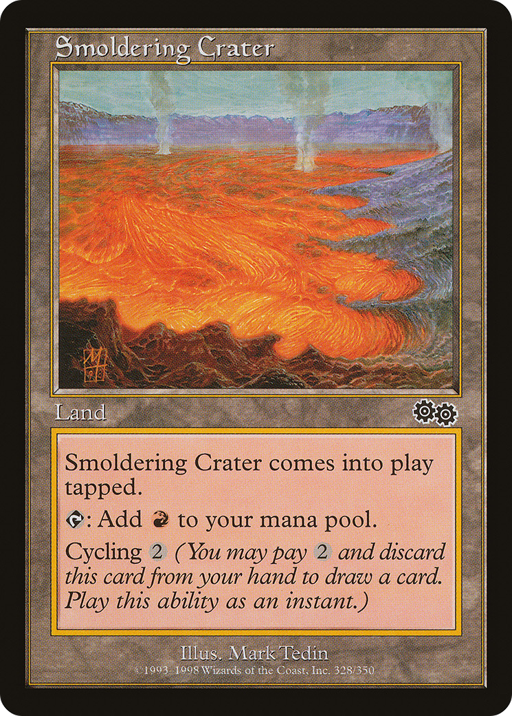 Image of Smoldering Crater [Urza's Saga]