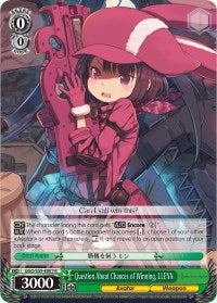 Image of Question About Chances of Winning, LLENN (GGO/S59-E007 R) [Gun Gale Online]
