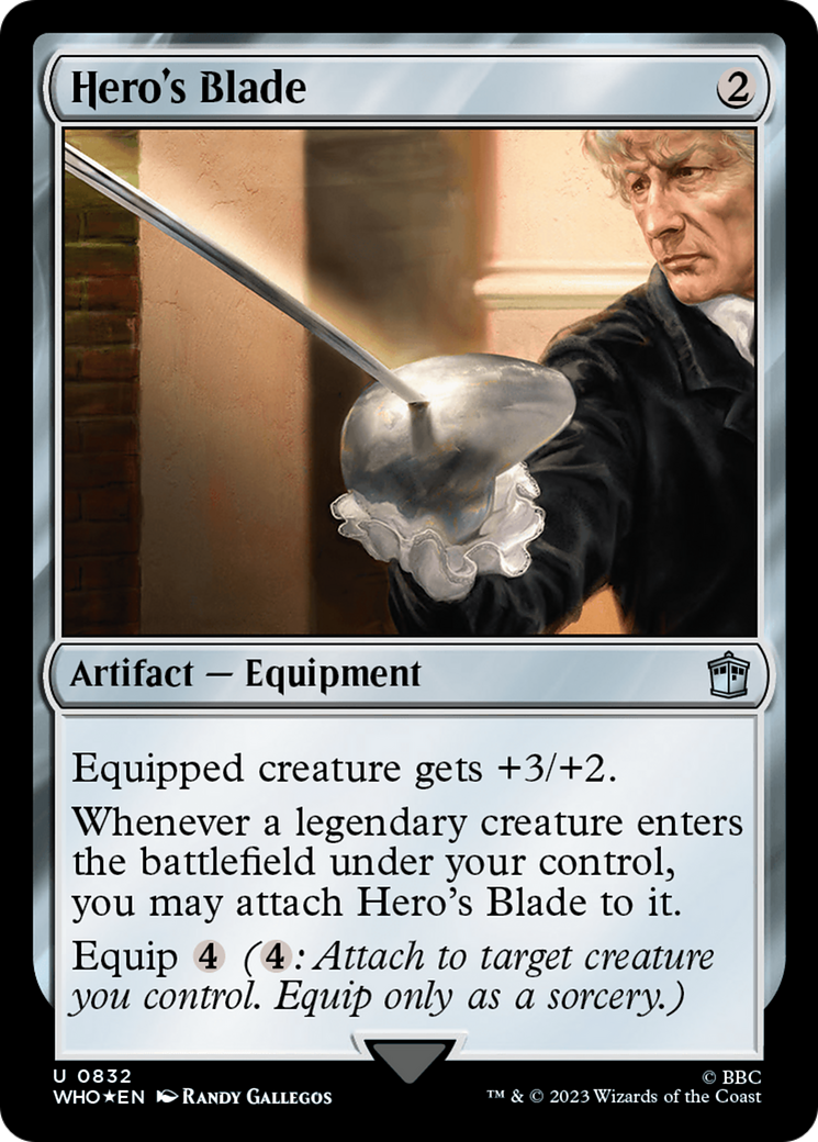 Image of Hero's Blade (Surge Foil) [Doctor Who]