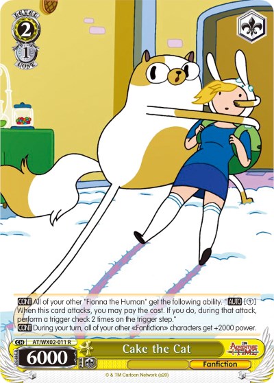 Image of Cake the Cat (AT/WX02-011 R) [Adventure Time]