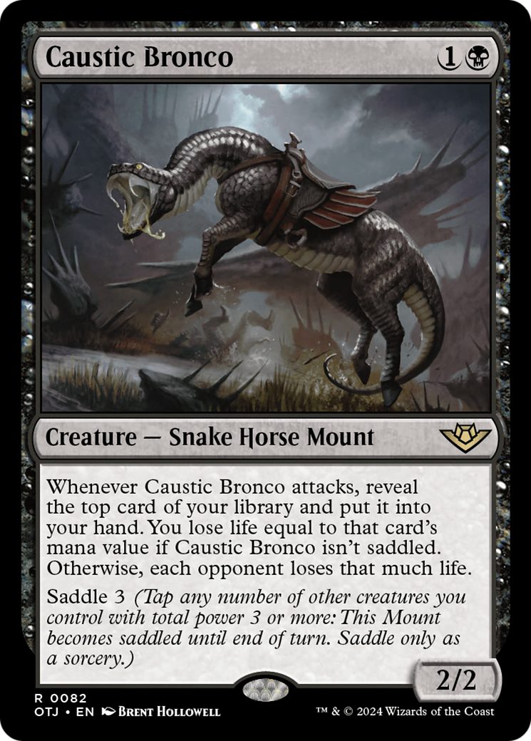 Image of Caustic Bronco [Outlaws of Thunder Junction]