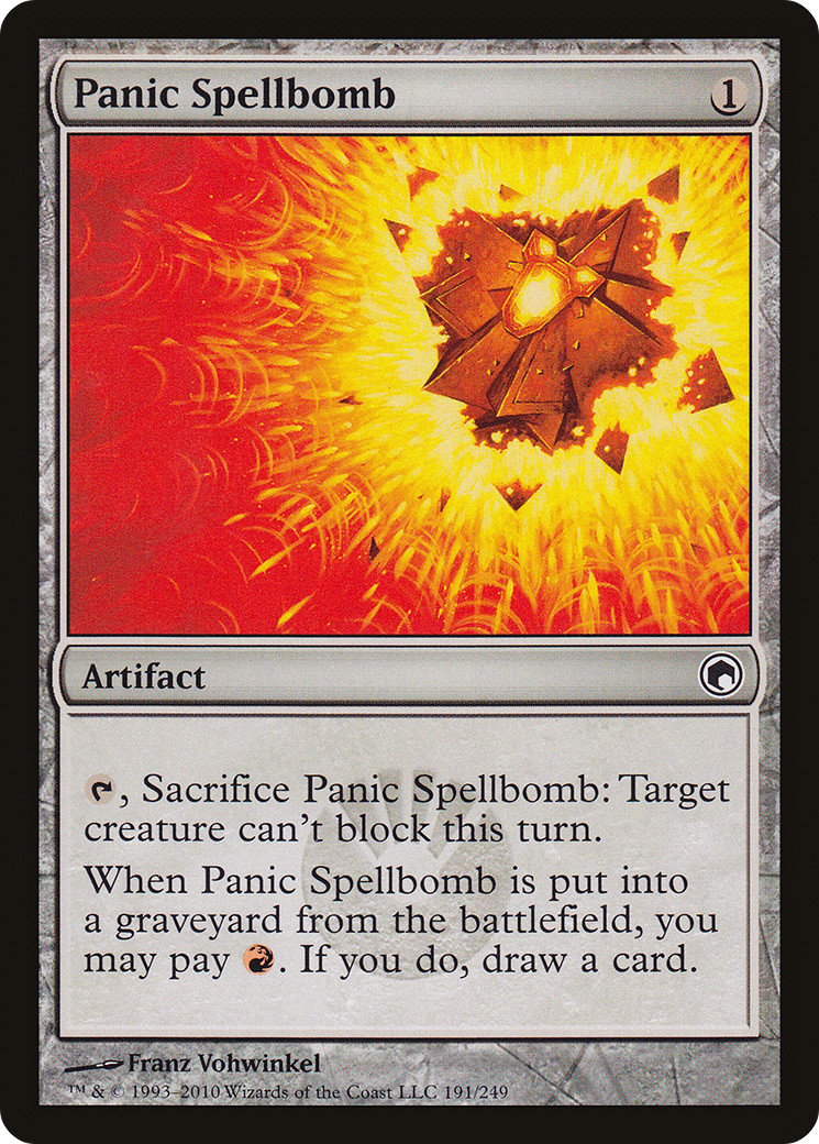 Image of Panic Spellbomb [Scars of Mirrodin]