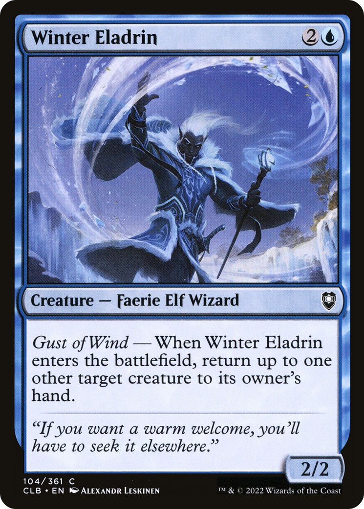 Image of Winter Eladrin [Commander Legends: Battle for Baldur's Gate]