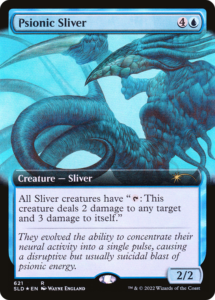 Image of Psionic Sliver (Extended Art) [Secret Lair Drop Promos]