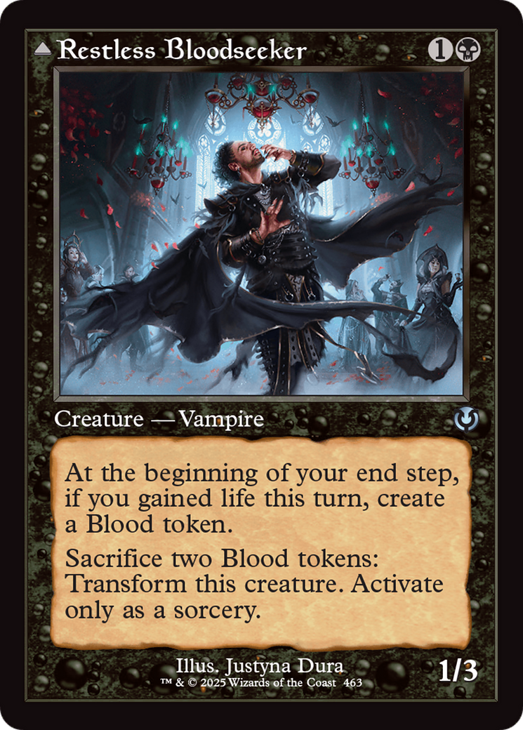Image of Restless Bloodseeker // Bloodsoaked Reveler (Retro Frame) [Innistrad Remastered]