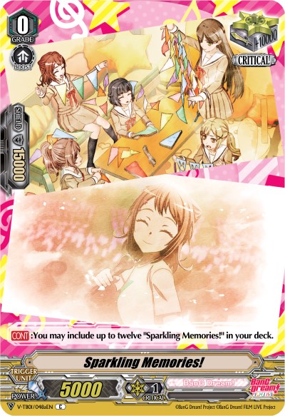 Image of Sparkling Memories! (Poppin'Party) (Parallel Foil) (V-TB01/048aEN) [BanG Dream! FILM LIVE]