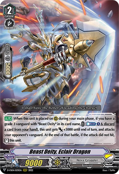 Image of Beast Deity, Eclair Dragon (D-VS04/039EN) [V Clan Collection Vol.4]