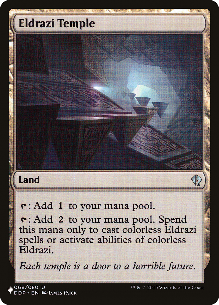 Image of Eldrazi Temple [The List]