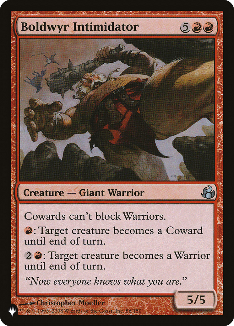 Image of Boldwyr Intimidator [The List]