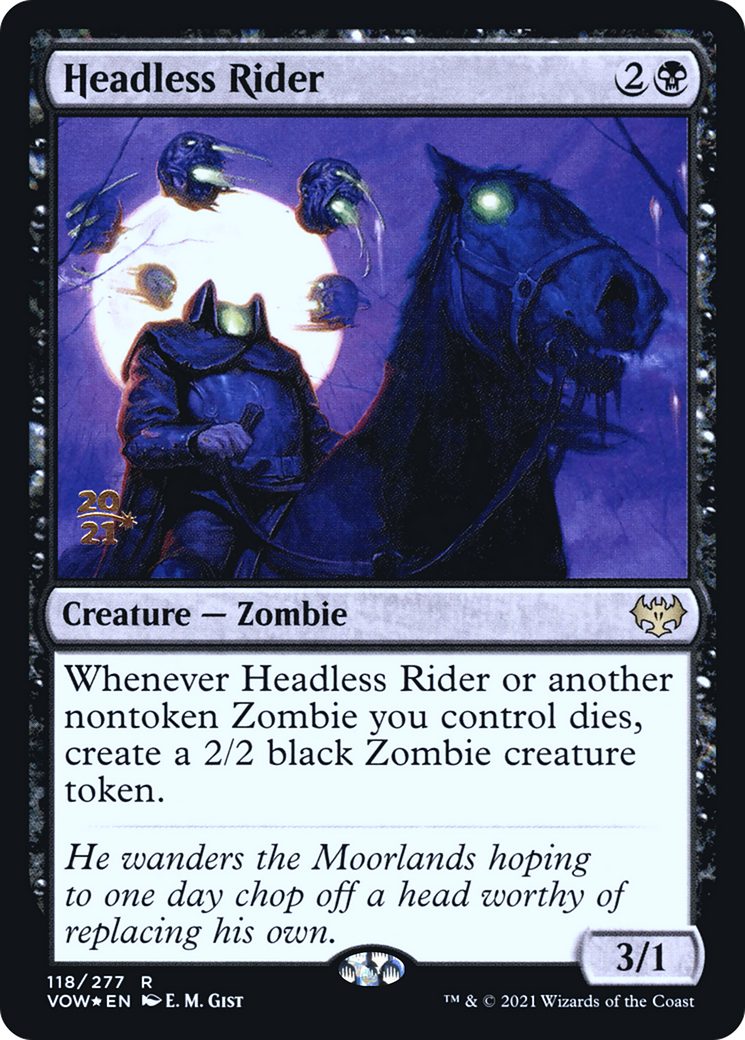 Image of Headless Rider [Innistrad: Crimson Vow Prerelease Promos]