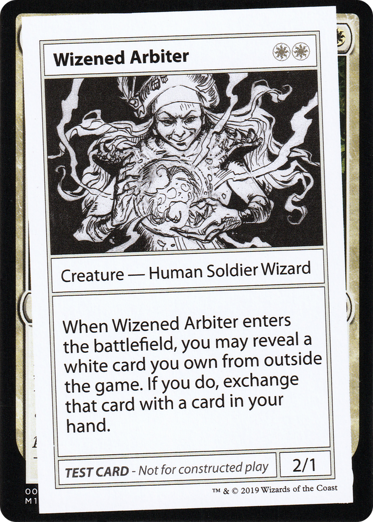 Image of Wizened Arbiter (2021 Edition) [Mystery Booster Playtest Cards]