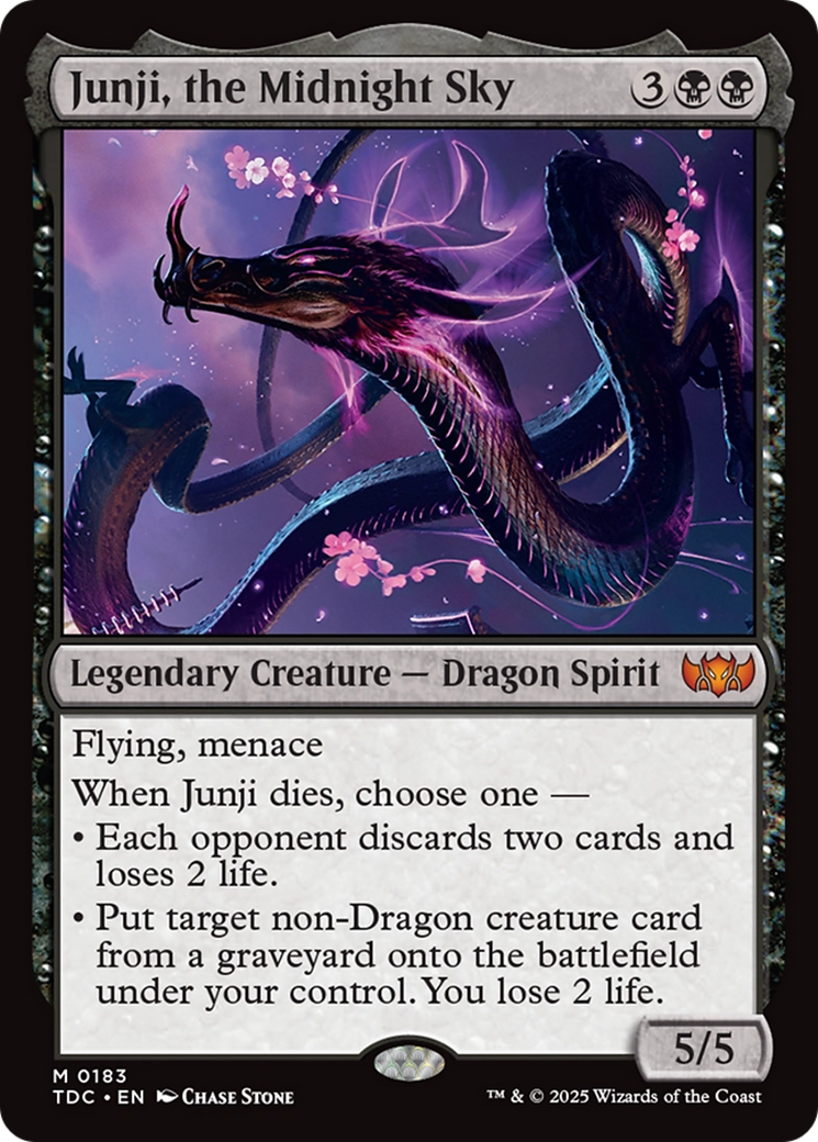 Image of Junji, the Midnight Sky [Tarkir: Dragonstorm Commander]