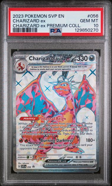Image of Charizard ex (Scarlet & Violet: Black Star Promos) #056 PSA 10