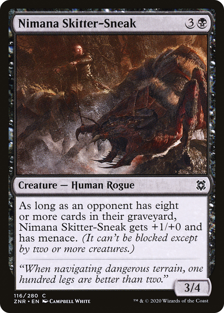 Image of Nimana Skitter-Sneak [Zendikar Rising]