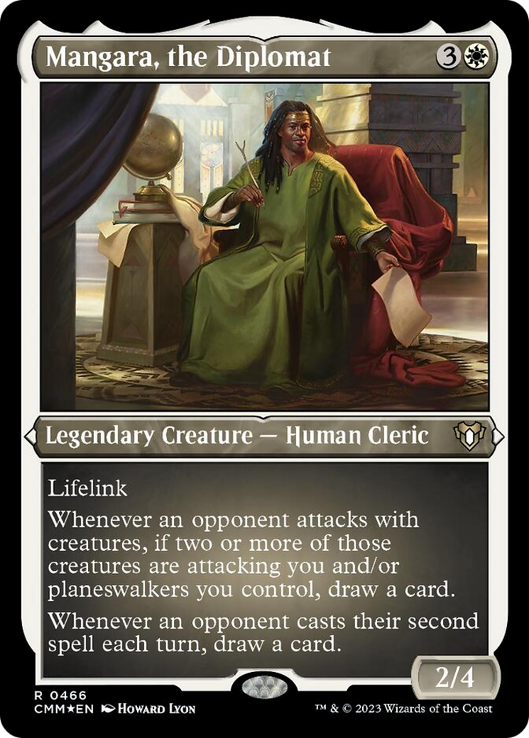 Image of Mangara, the Diplomat (Foil Etched) [Commander Masters]
