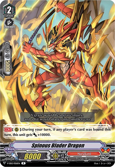 Image of Spinous Blader Dragon (V-EB12/026EN) [Team Dragon's Vanity]