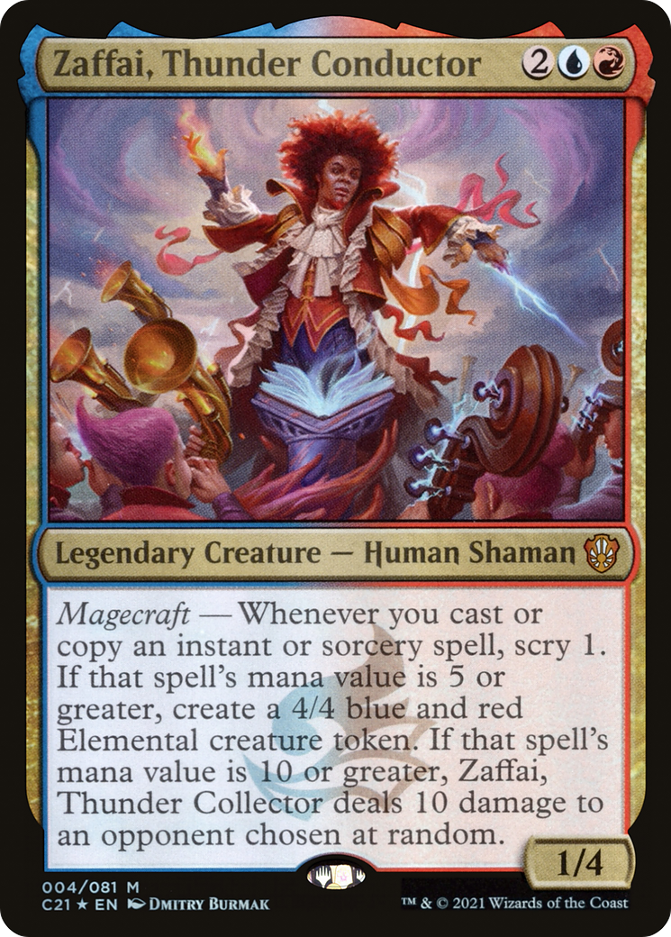 Image of Zaffai, Thunder Conductor [Commander 2021]