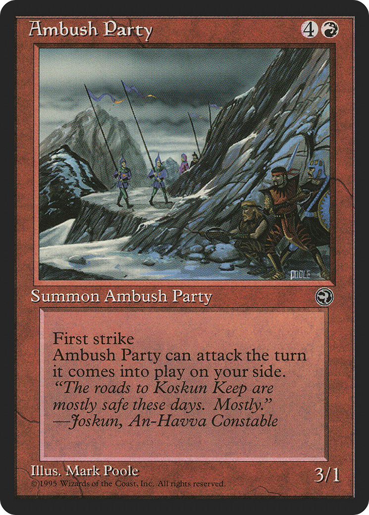 Image of Ambush Party (Joskun Flavor Text) [Homelands]