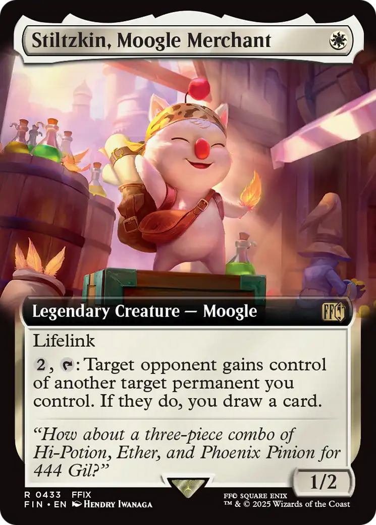 Image of Stiltzkin, Moogle Merchant (Extended Art) [FINAL FANTASY]