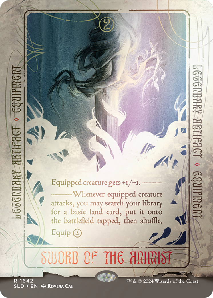 Image of Sword of the Animist (Rainbow Foil) [Secret Lair Drop Series]