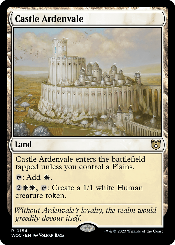 Image of Castle Ardenvale [Wilds of Eldraine Commander]