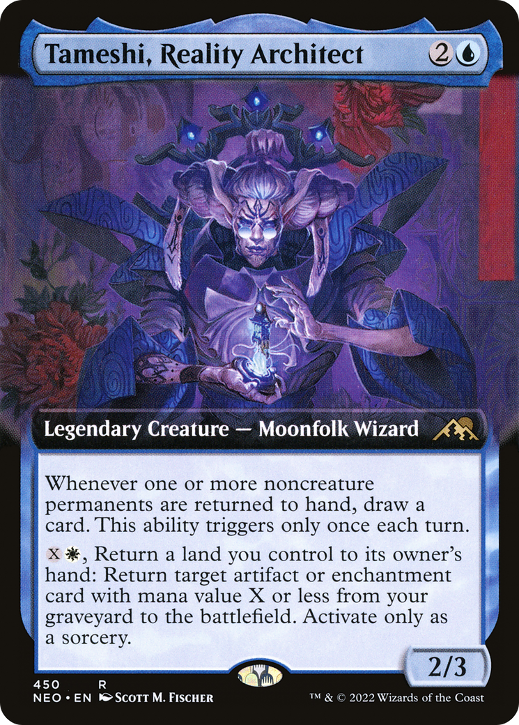 Image of Tameshi, Reality Architect (Extended Art) [Kamigawa: Neon Dynasty]