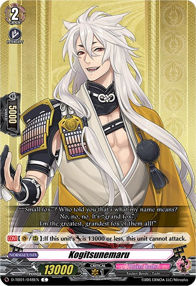 Image of Kogitsunemaru (D-TB01/048EN) [Touken Ranbu: ONLINE 2021]