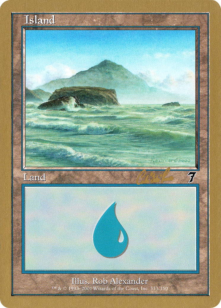Image of Island (cr333) (Carlos Romao) [World Championship Decks 2002]