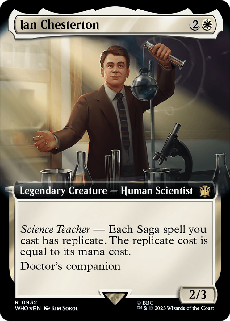 Image of Ian Chesterton (Extended Art) (Surge Foil) [Doctor Who]