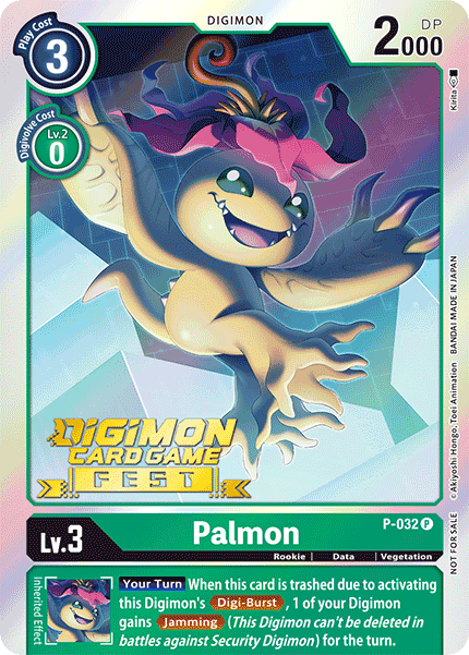 Image of Palmon [P-032] (Digimon Card Game Fest 2022) [Promotional Cards]