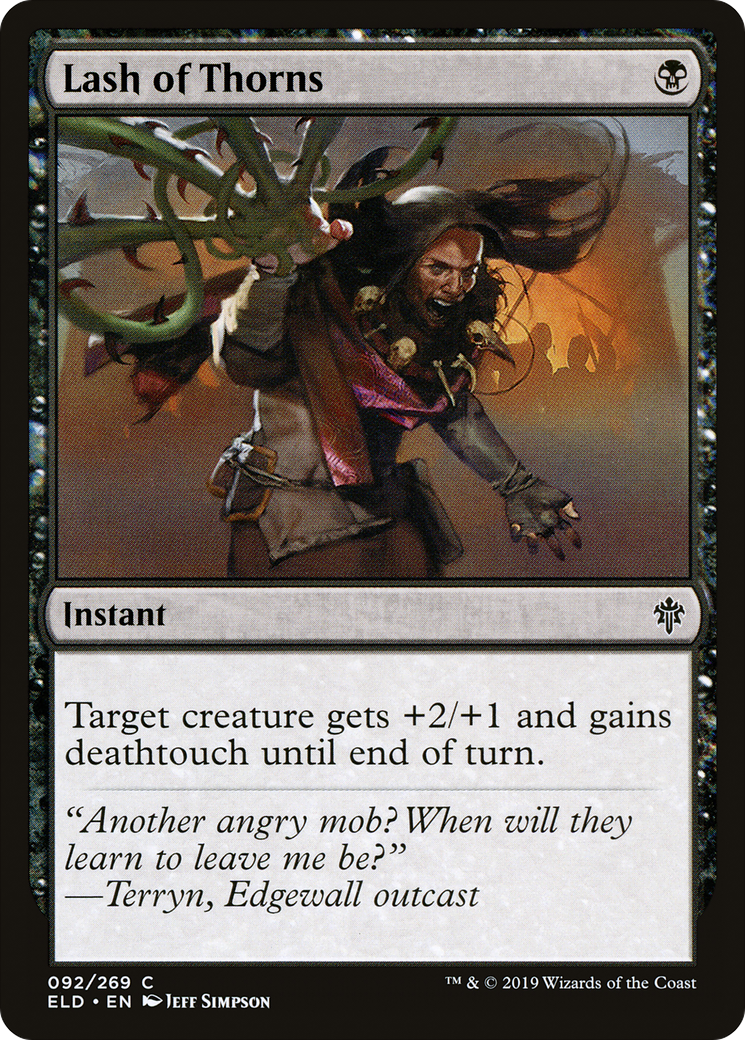Image of Lash of Thorns [Throne of Eldraine]