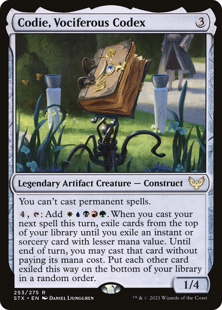 Image of Codie, Vociferous Codex [Strixhaven: School of Mages]