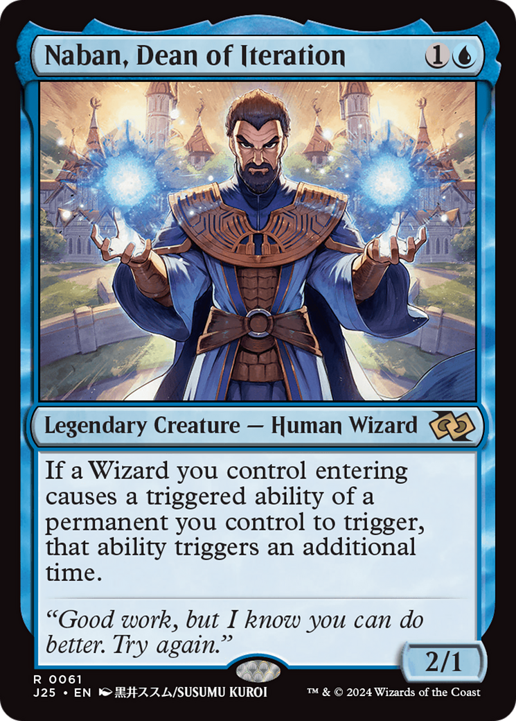 Image of Naban, Dean of Iteration (Anime) [Foundations Jumpstart]
