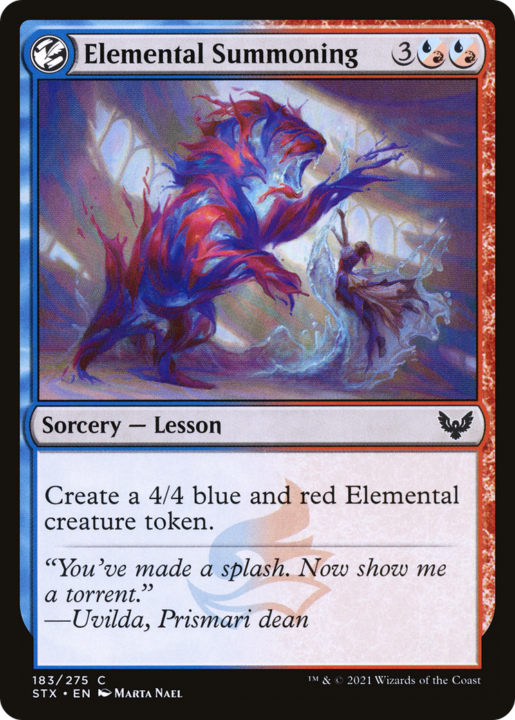 Image of Elemental Summoning [Strixhaven: School of Mages]
