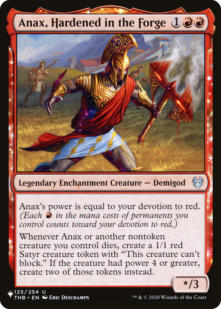 Image of Anax, Hardened in the Forge [The List]