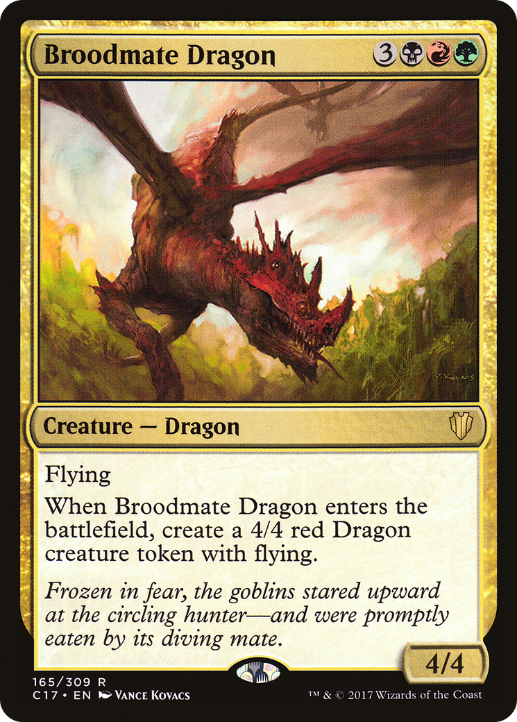 Image of Broodmate Dragon [Commander 2017]