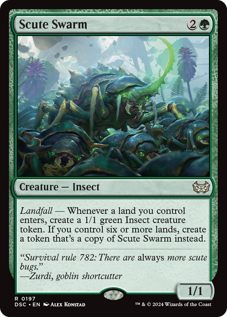 Image of Scute Swarm [Duskmourn: House of Horror Commander]