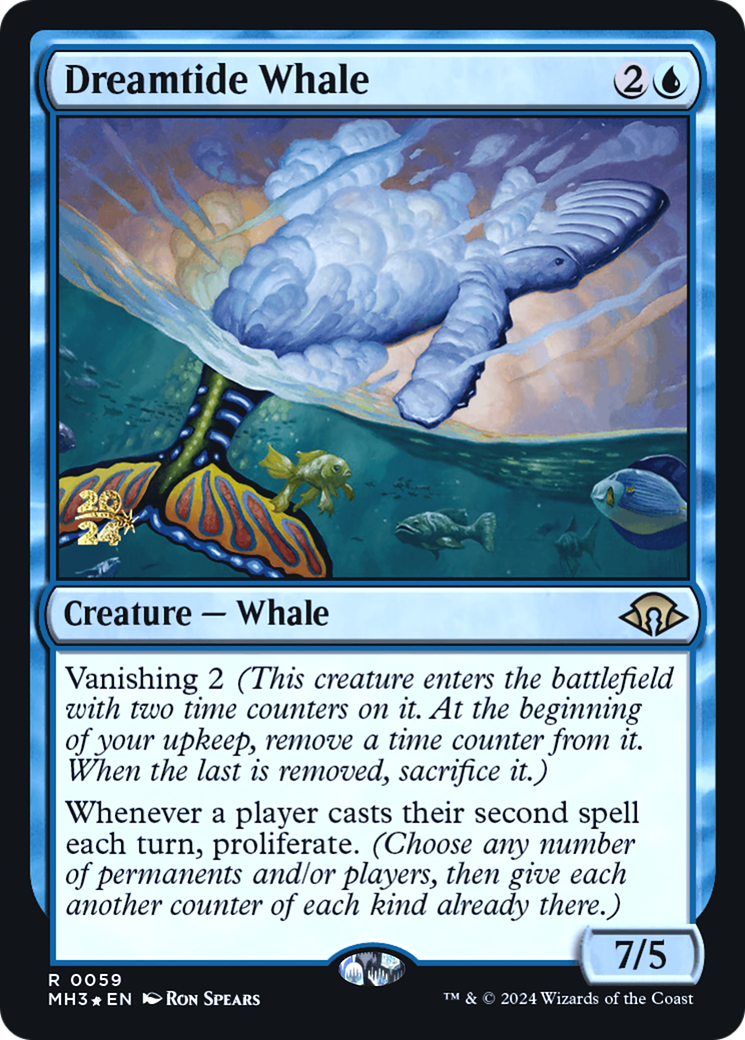 Image of Dreamtide Whale [Modern Horizons 3 Prerelease Promos]