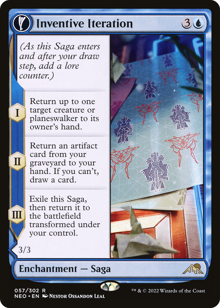 Image of Inventive Iteration // Living Breakthrough [Kamigawa: Neon Dynasty]
