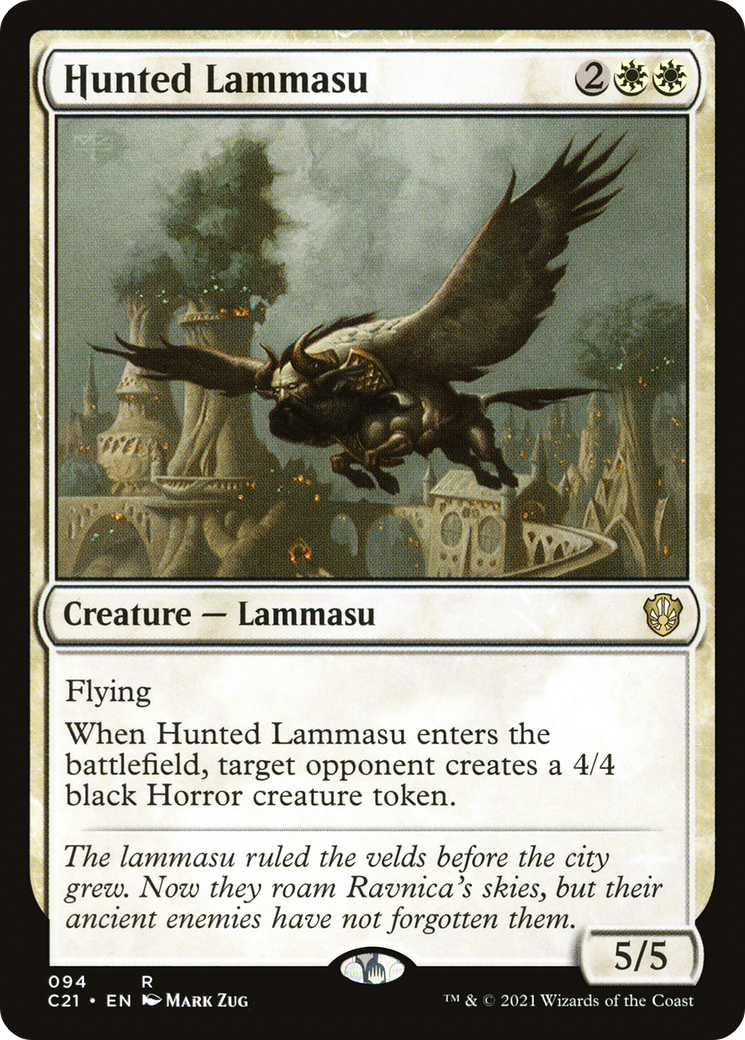 Image of Hunted Lammasu [Commander 2021]