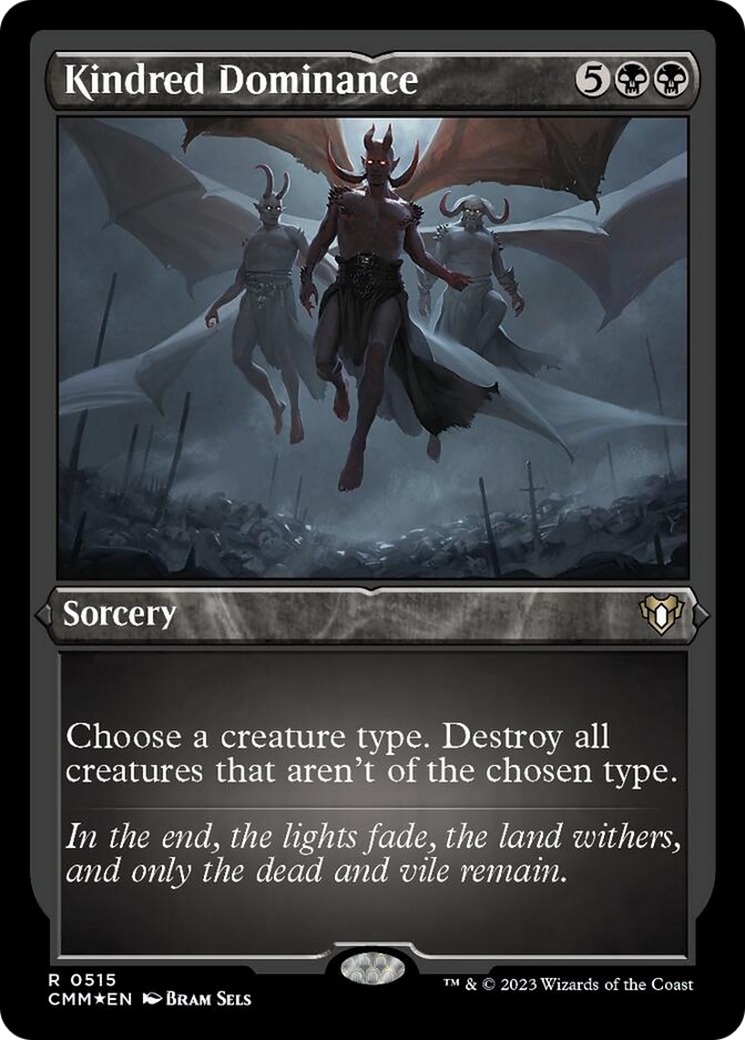 Image of Kindred Dominance (Foil Etched) [Commander Masters]