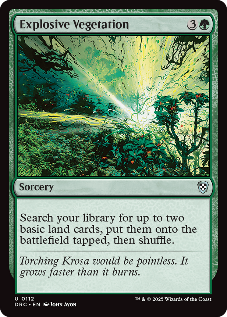 Image of Explosive Vegetation [Aetherdrift Commander]