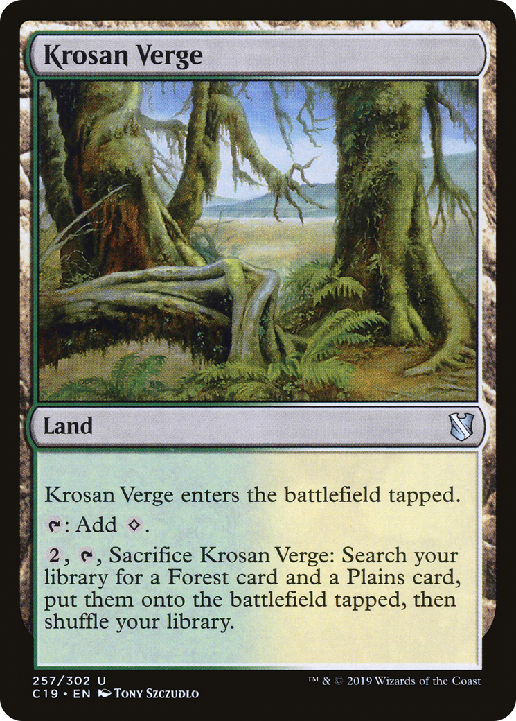 Image of Krosan Verge [Commander 2019]