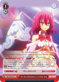 Image of The Man Ridiculed as a Foolish King (NGL/S58-E075 U) [No Game No Life]