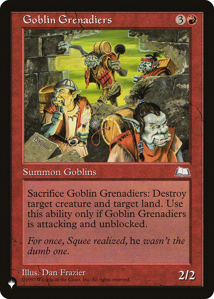 Image of Goblin Grenadiers [The List]