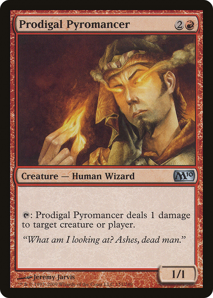 Image of Prodigal Pyromancer [Magic 2010]