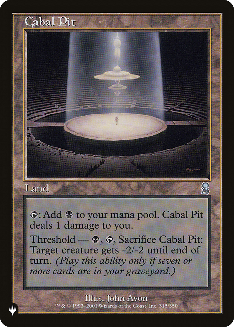 Image of Cabal Pit [The List]